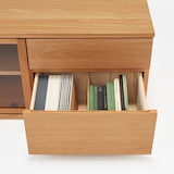 木製ＡＶラック　幅１１０ｃｍ　オーク材突板