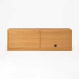 木製ＡＶラック　幅１５０ｃｍ　オーク材突板