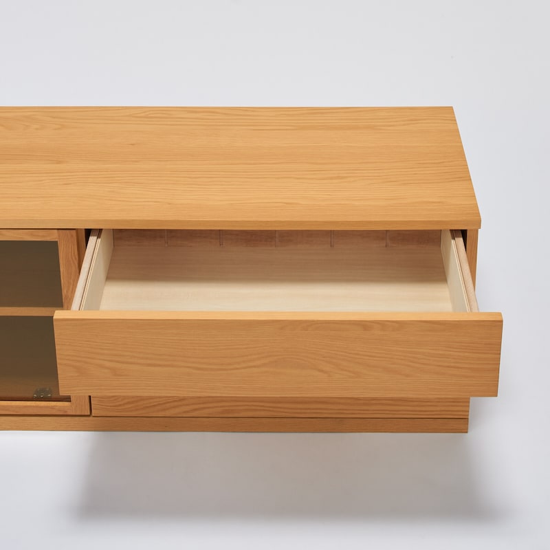 木製AVラック 幅150cm オーク材突板 | 無印良品