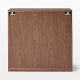 木製チェスト４段　ウォールナット材突板