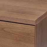 木製チェスト４段　ウォールナット材突板