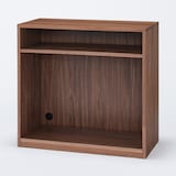 木製シェルフ　ウォールナット材突板