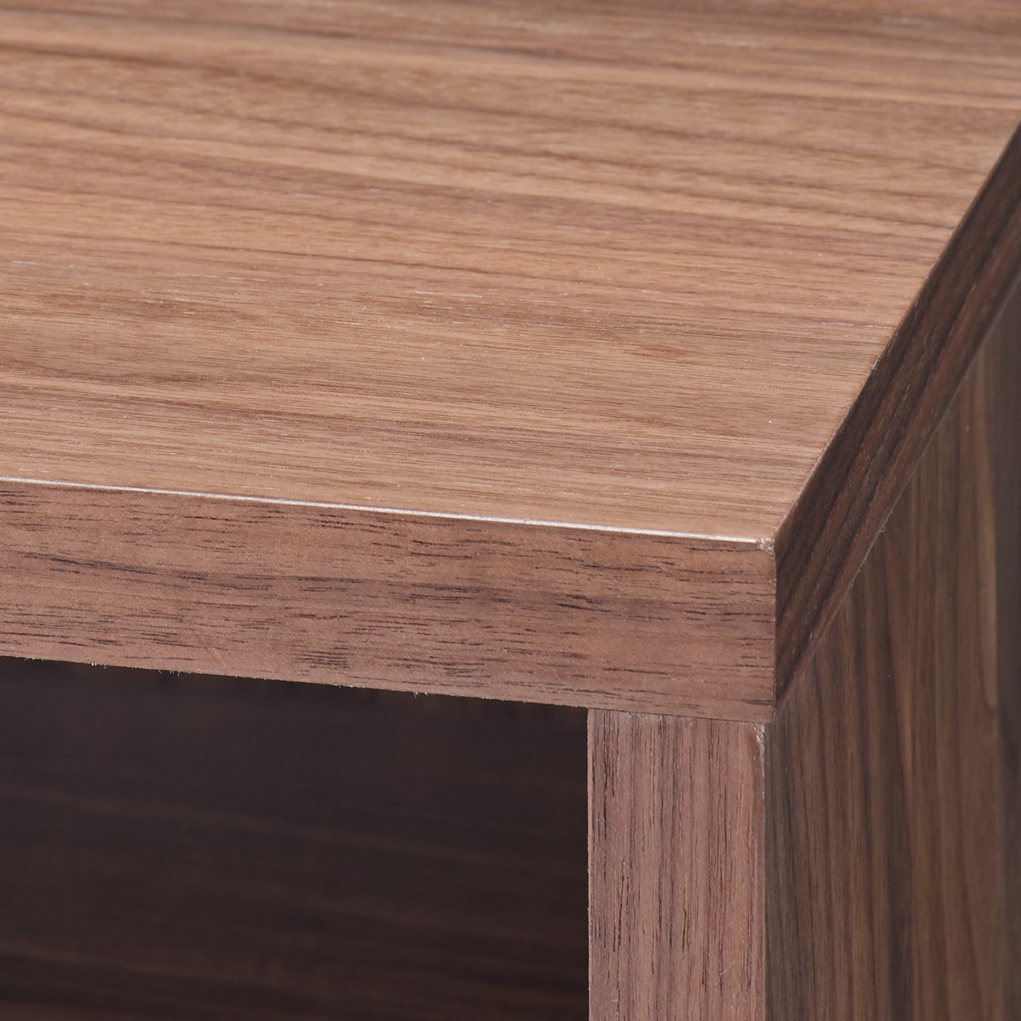 木製シェルフ　ウォールナット材突板