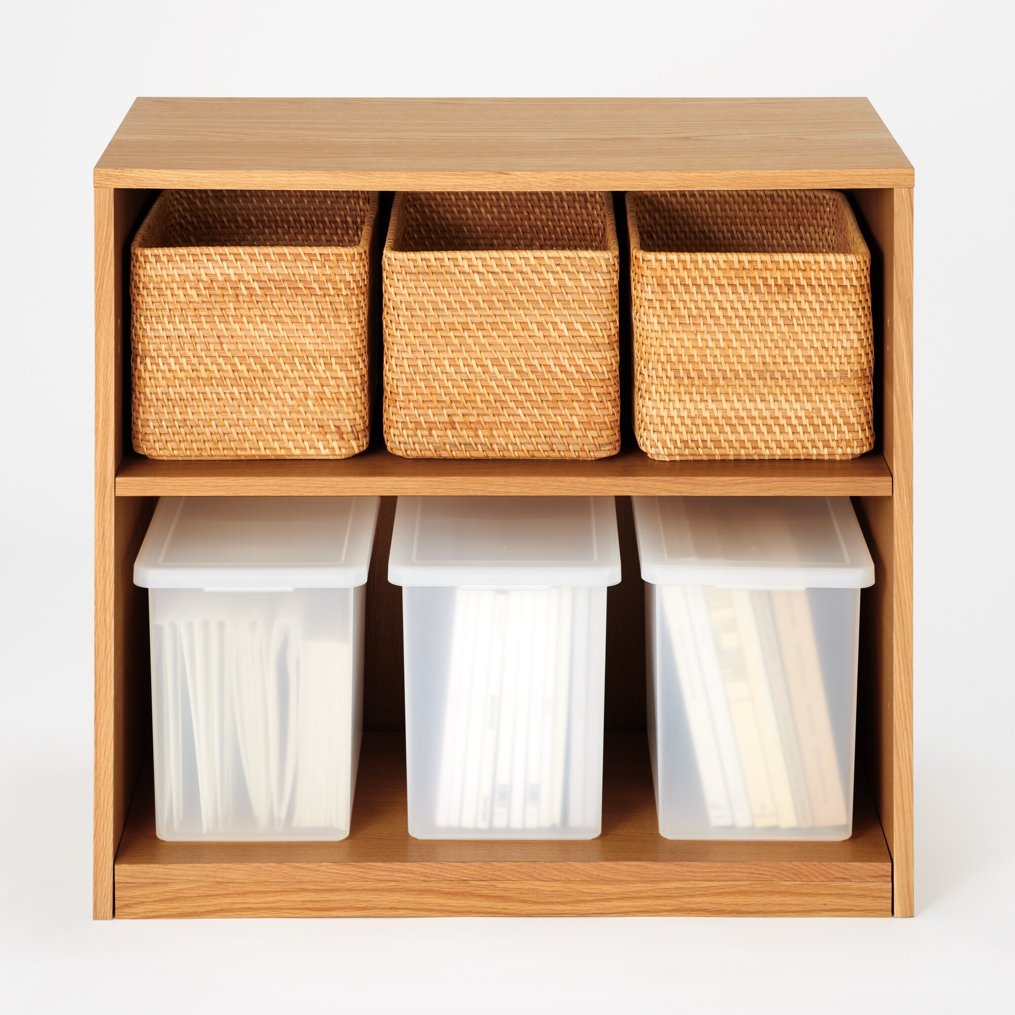 木製シェルフ　ウォールナット材突板