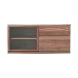 木製ＡＶラック　幅１１０ｃｍ　ウォールナット材突板