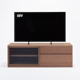 木製ＡＶラック　幅１５０ｃｍ　ウォールナット材突板