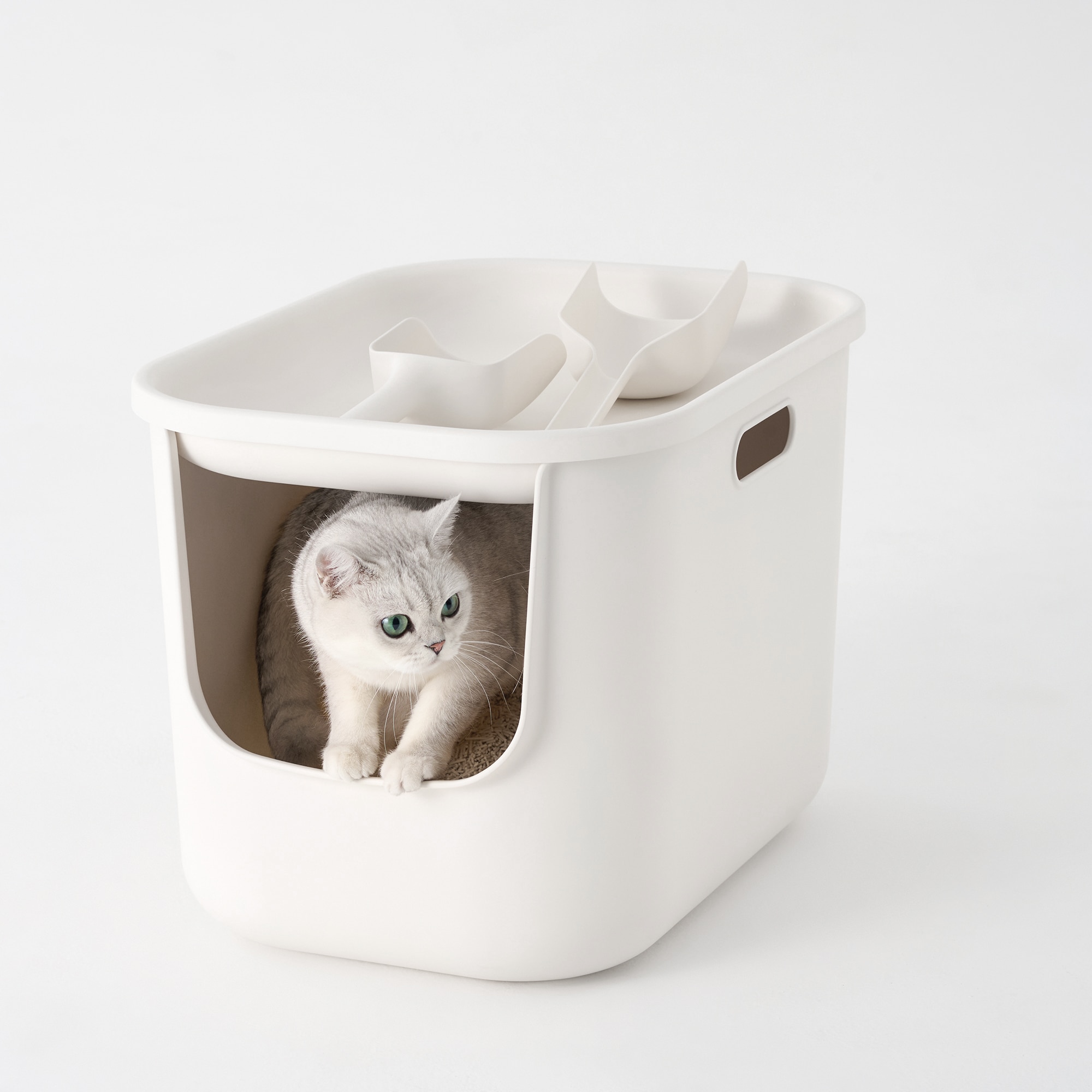 ポリプロピレン 猫砂用スコップ | 無印良品