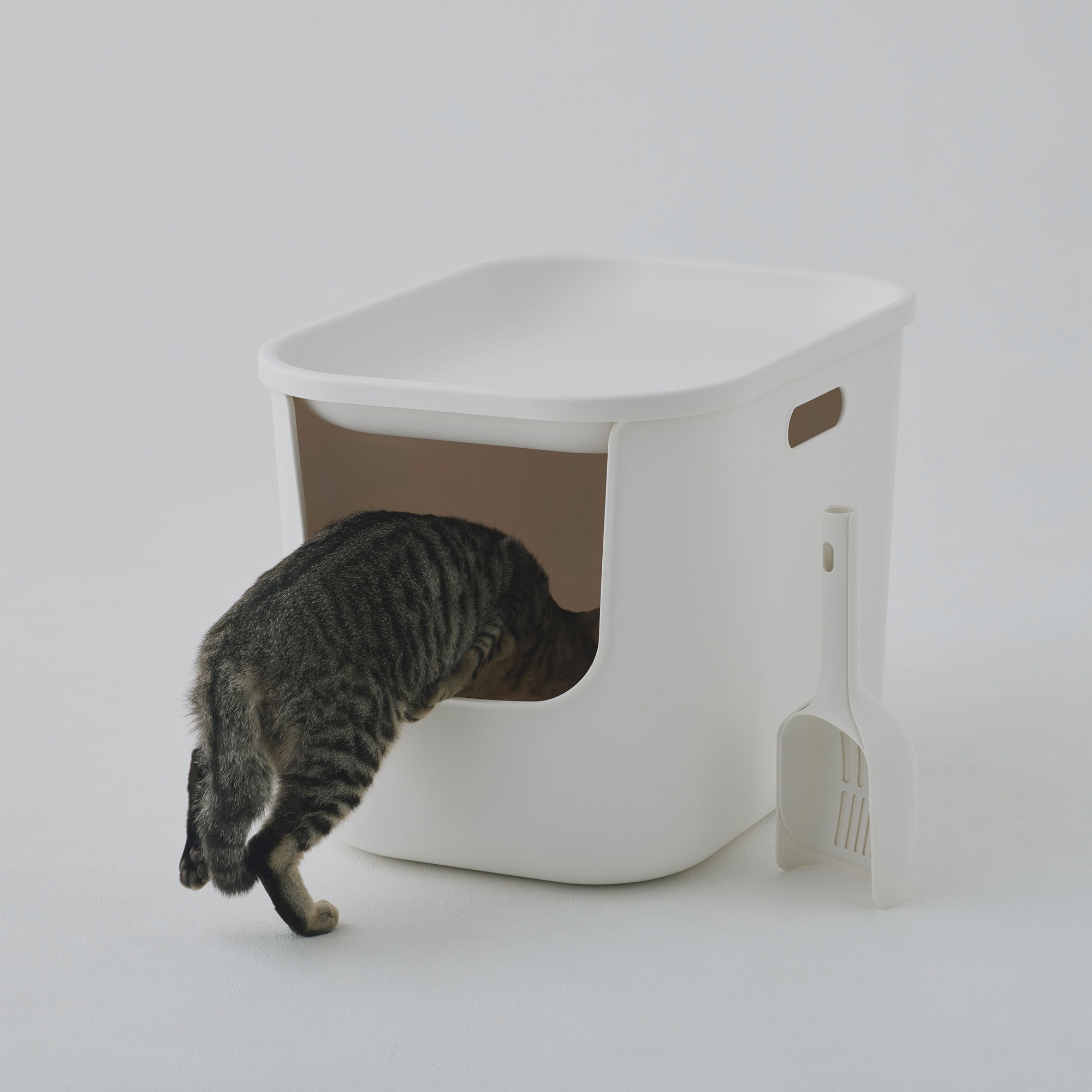 ポリプロピレン　猫砂用スコップ