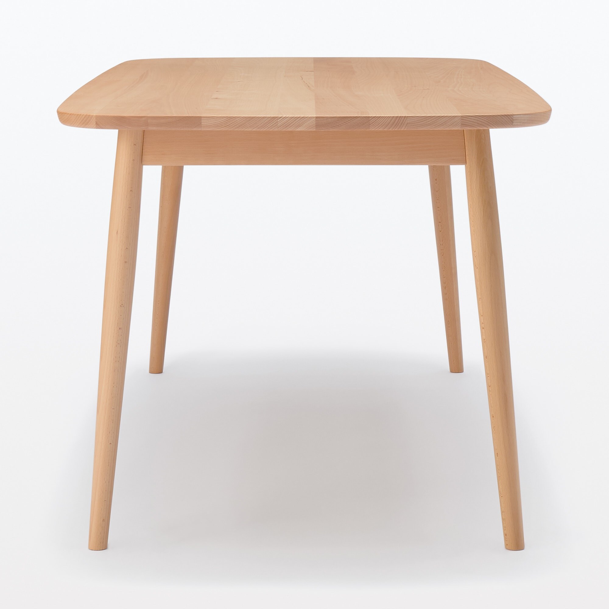 ブナ材テーブル　丸脚　幅１８０ｃｍ