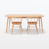 ブナ材テーブル　丸脚　幅１８０ｃｍ