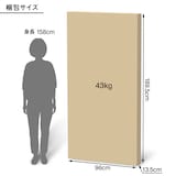 ブナ材テーブル　丸脚　幅１８０ｃｍ