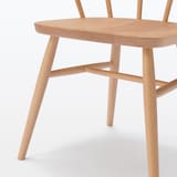 ブナ材アームチェア　丸脚