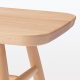 ブナ材ベンチ　丸脚