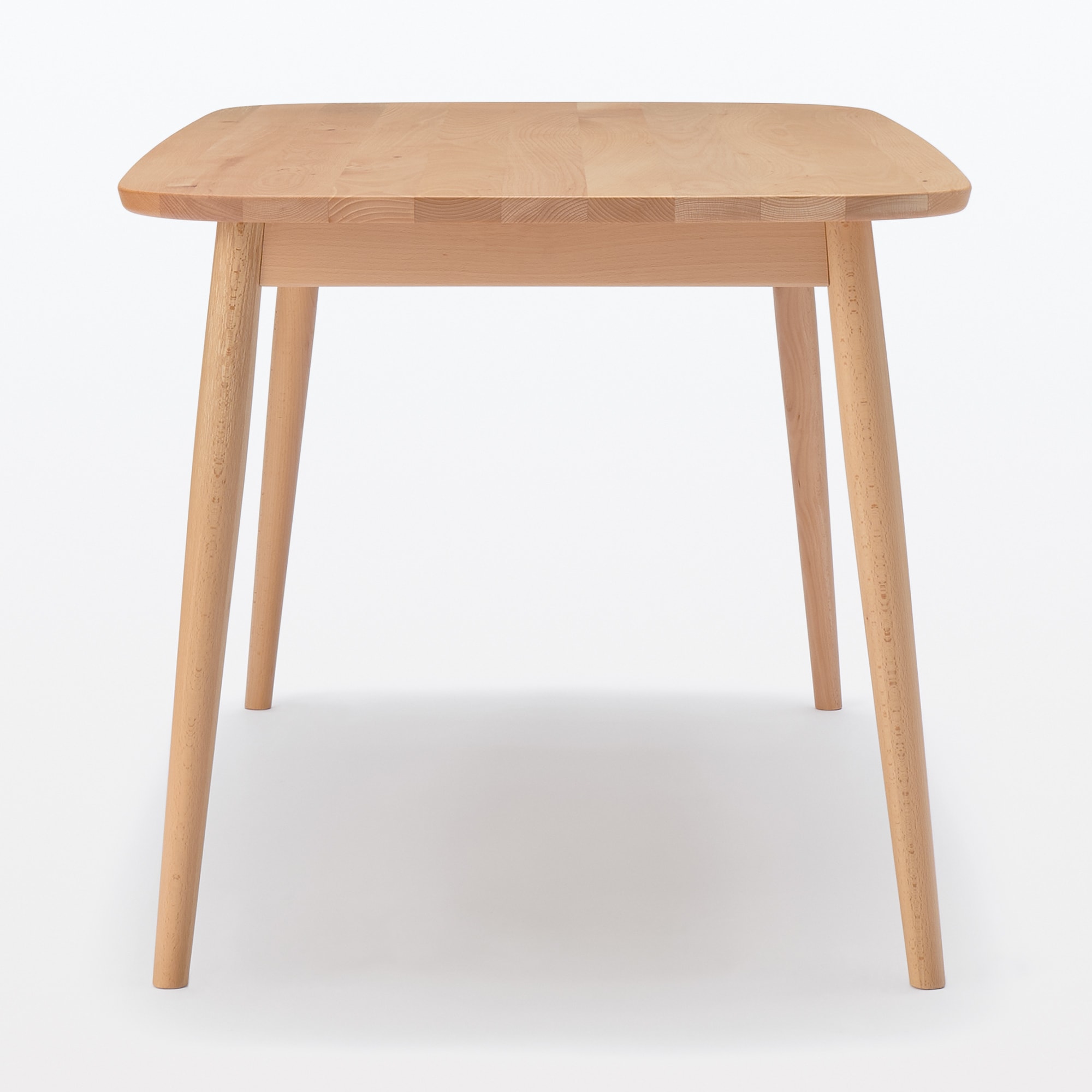 ブナ材テーブル　丸脚　幅１５０ｃｍ