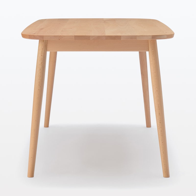 ブナ材テーブル 丸脚 幅150cm | 無印良品 