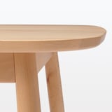 ブナ材テーブル　丸脚　幅１５０ｃｍ