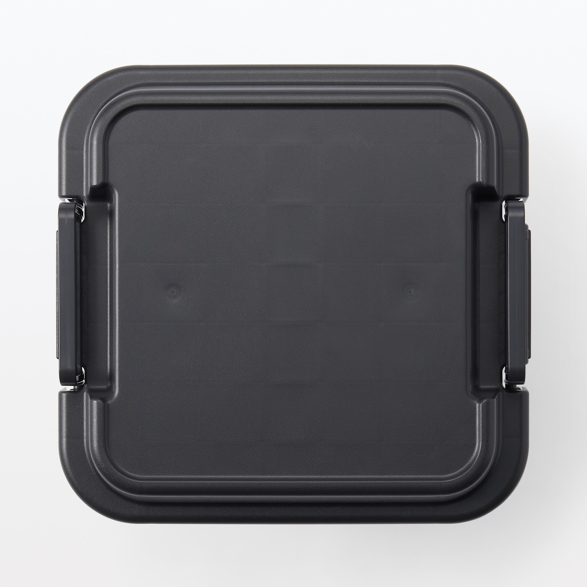 再生ポリプロピレン入り　頑丈収納ボックス　ダークグレー　小