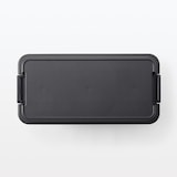 再生ポリプロピレン入り　頑丈収納ボックス　ダークグレー　特大