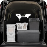 再生ポリプロピレン入り　頑丈収納ボックス　ダークグレー　特大