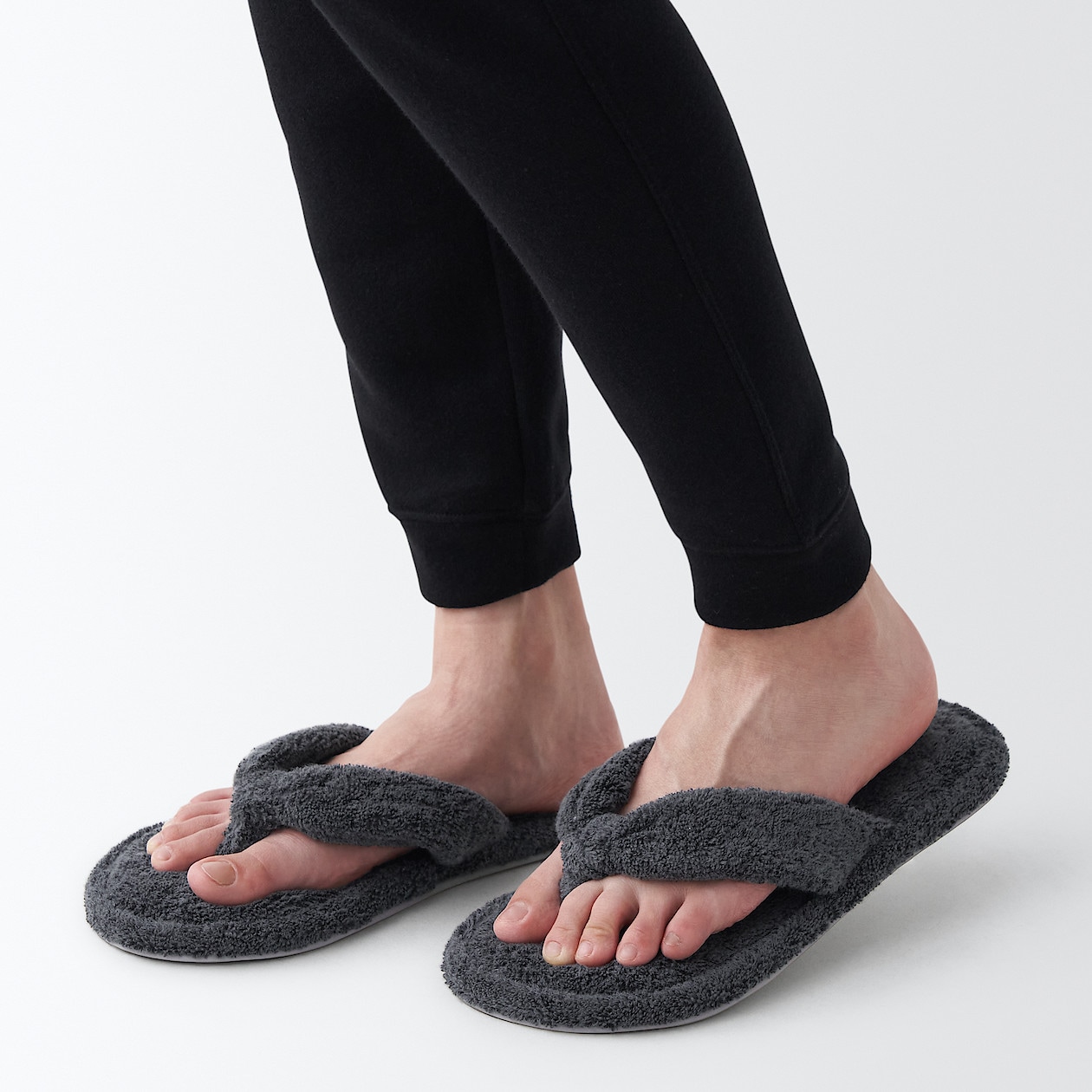 洗える綿パイルスリッパ・鼻緒 | 無印良品