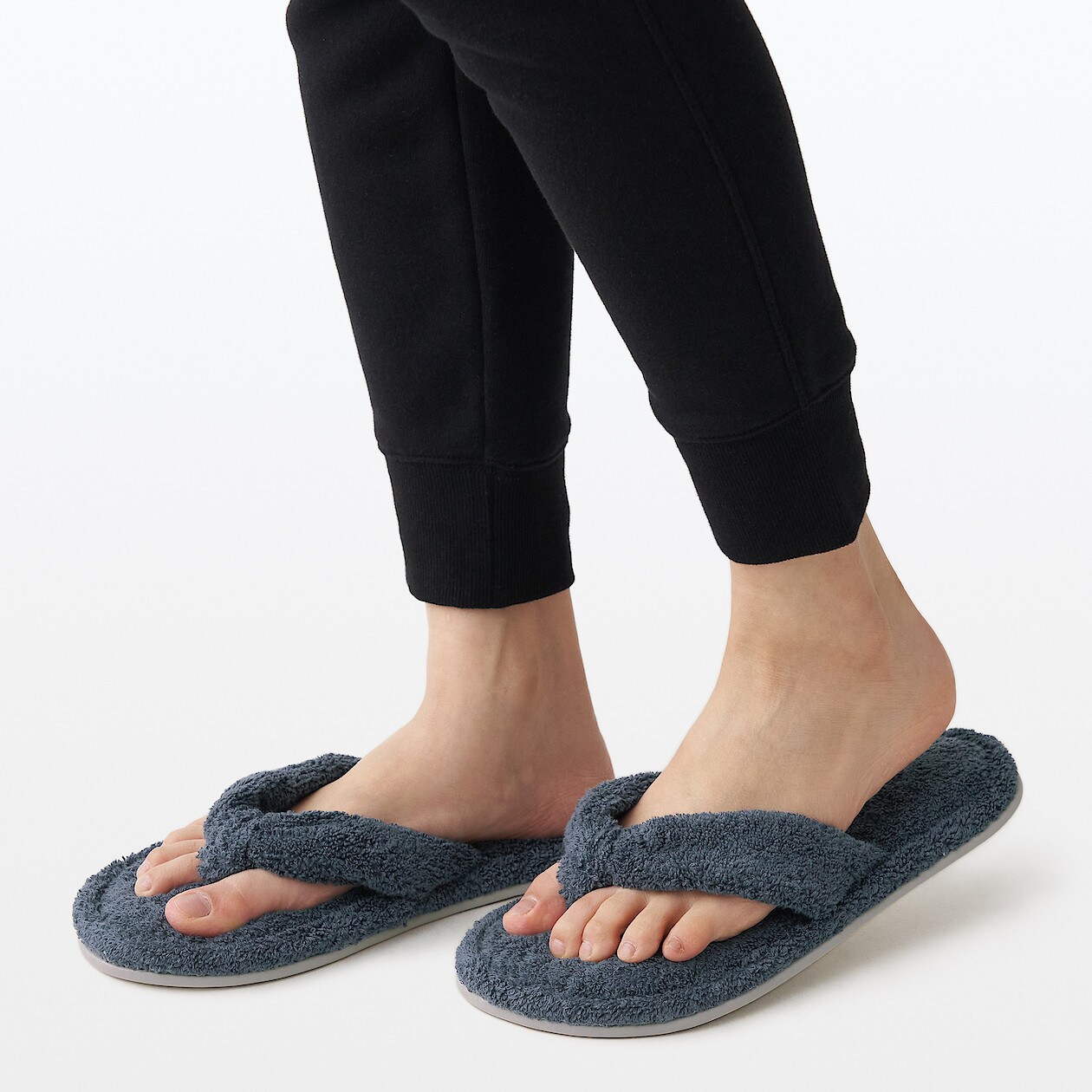 洗える綿パイルスリッパ・鼻緒 | 無印良品