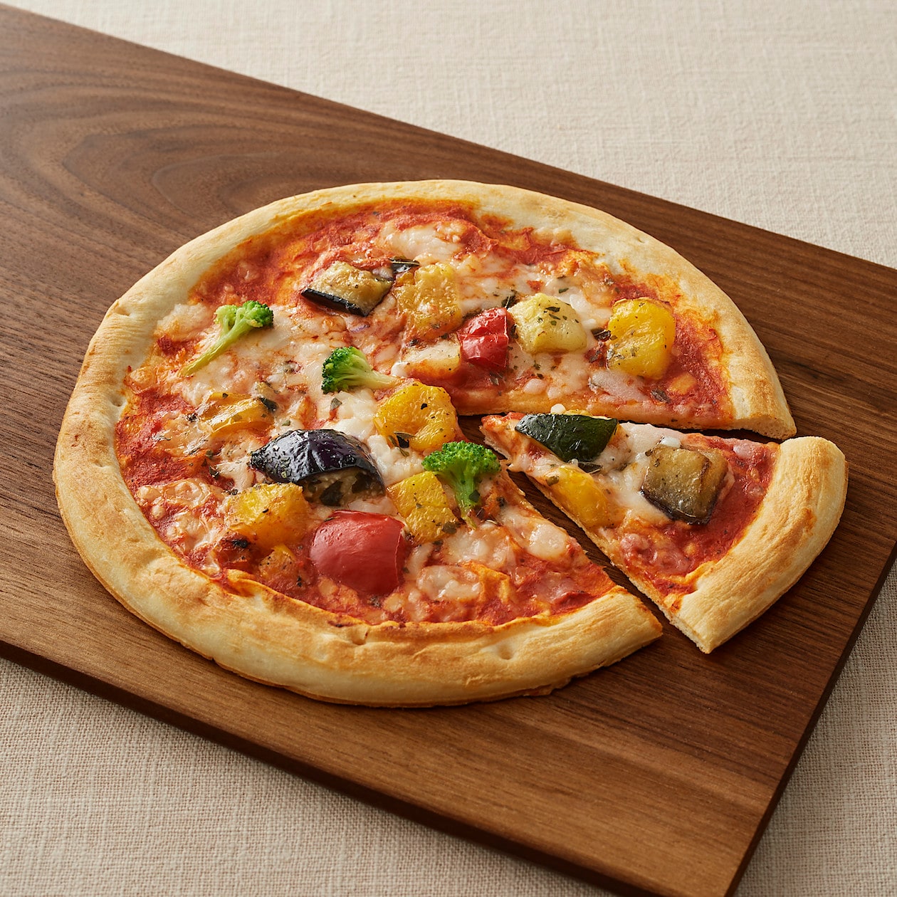 素材を生かしたベジタブルピザ 彩り野菜のピザ | 無印良品