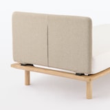 木製ベッドフレーム用カバーリングヘッドボード