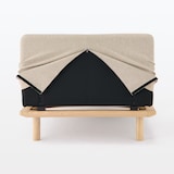 木製ベッドフレーム用カバーリングヘッドボード