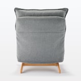 ハイバックリクライニングソファ　１シーター　ポリエステル平織