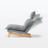 ハイバックリクライニングソファ　１シーター　ポリエステル平織