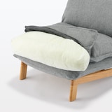 ハイバックリクライニングソファ　１シーター　ポリエステル平織