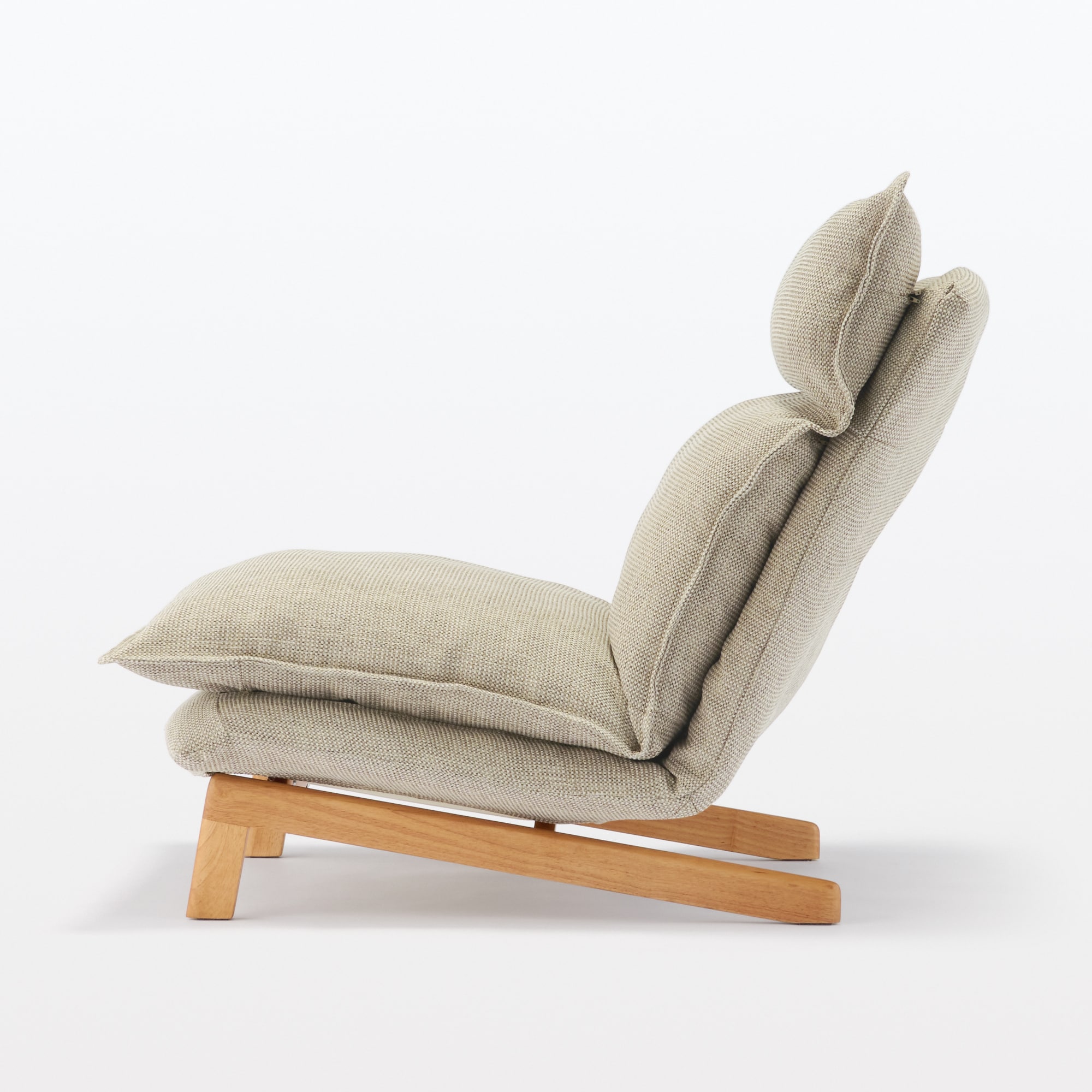 ハイバックリクライニングソファ　１シーター　ポリエステル平織