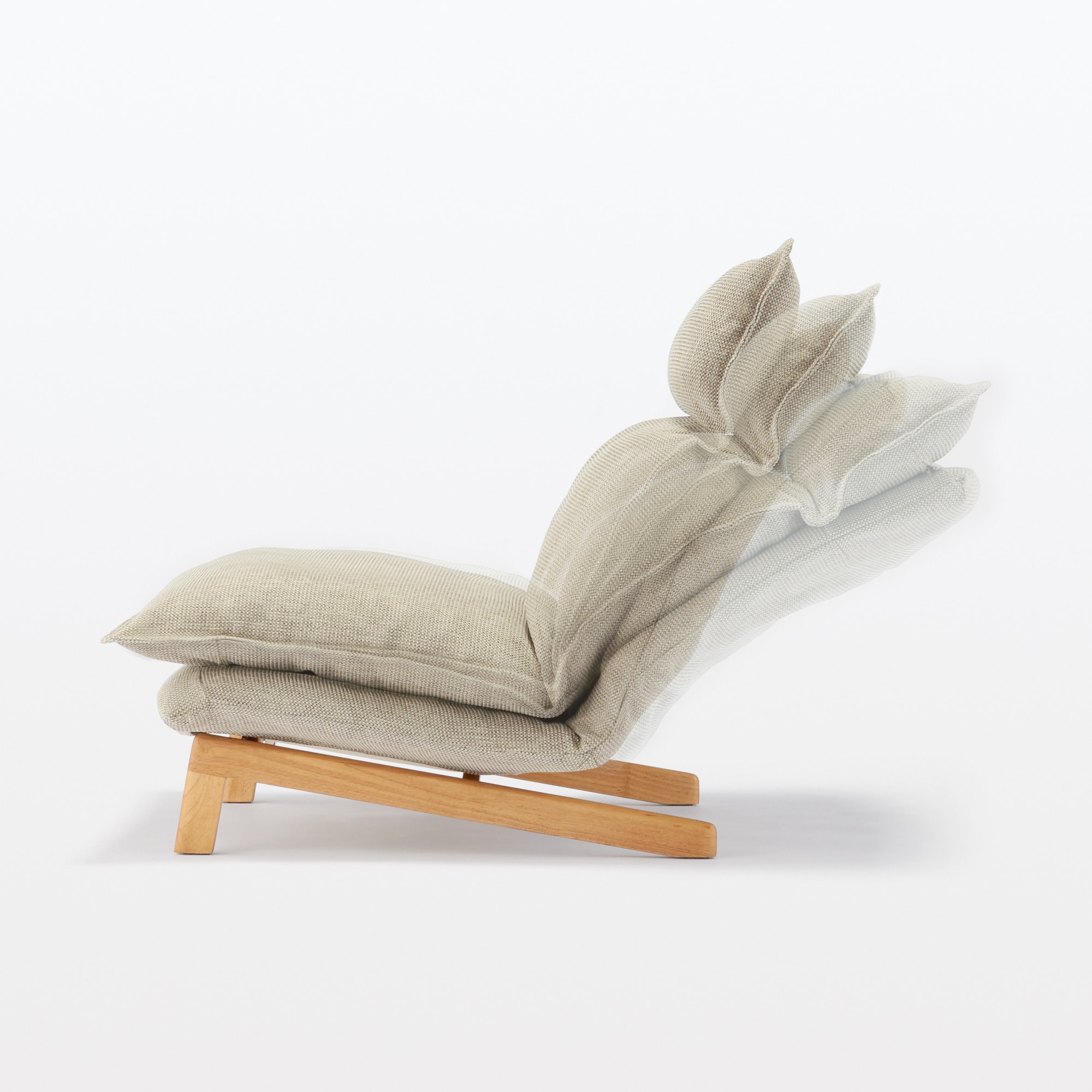 ハイバックリクライニングソファ　１シーター　ポリエステル平織