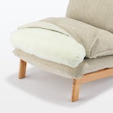 ハイバックリクライニングソファ　１シーター　ポリエステル平織