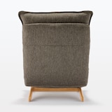 ハイバックリクライニングソファ　１シーター　ポリエステル平織