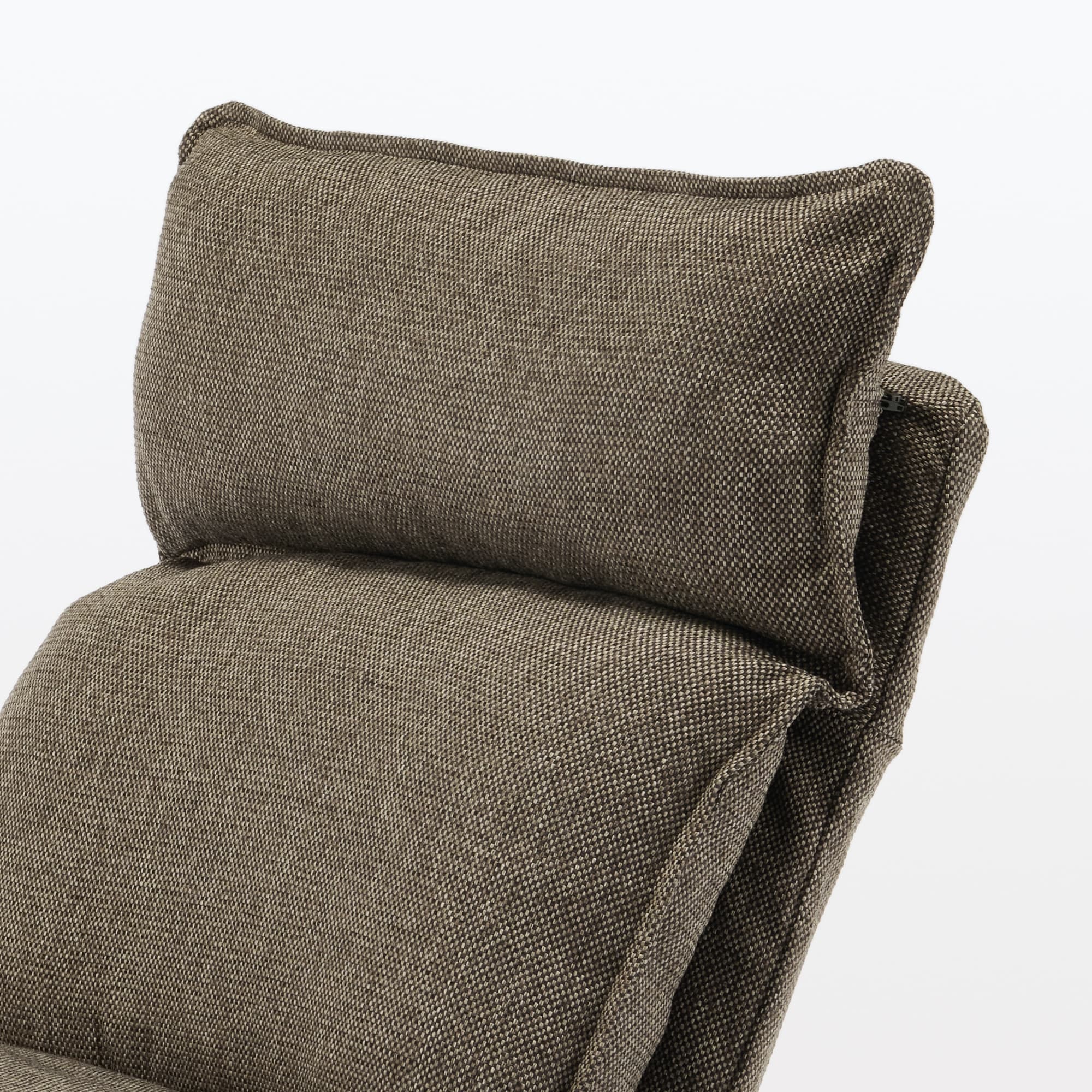 ハイバックリクライニングソファ　１シーター　ポリエステル平織