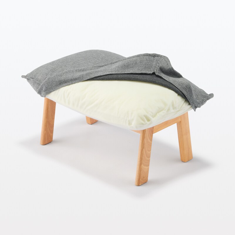 ハイバックリクライニングソファ用オットマン ポリエステル平織 | 無印良品 