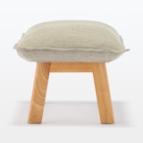 ハイバックリクライニングソファ用オットマン　ポリエステル平織