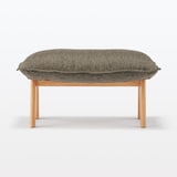 ハイバックリクライニングソファ用オットマン　ポリエステル平織