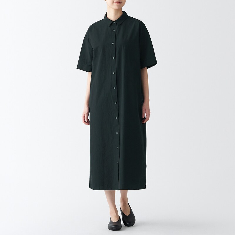 無印良品 シャツワンピース 150 通販