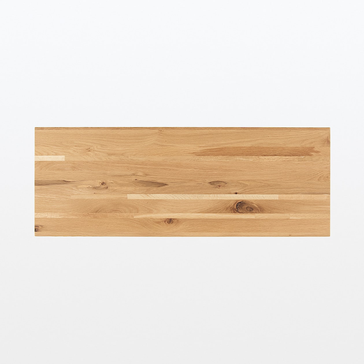 写真4のような緩みが両側にあり無印良品　木製ベンチ　板座　オーク　MUJI