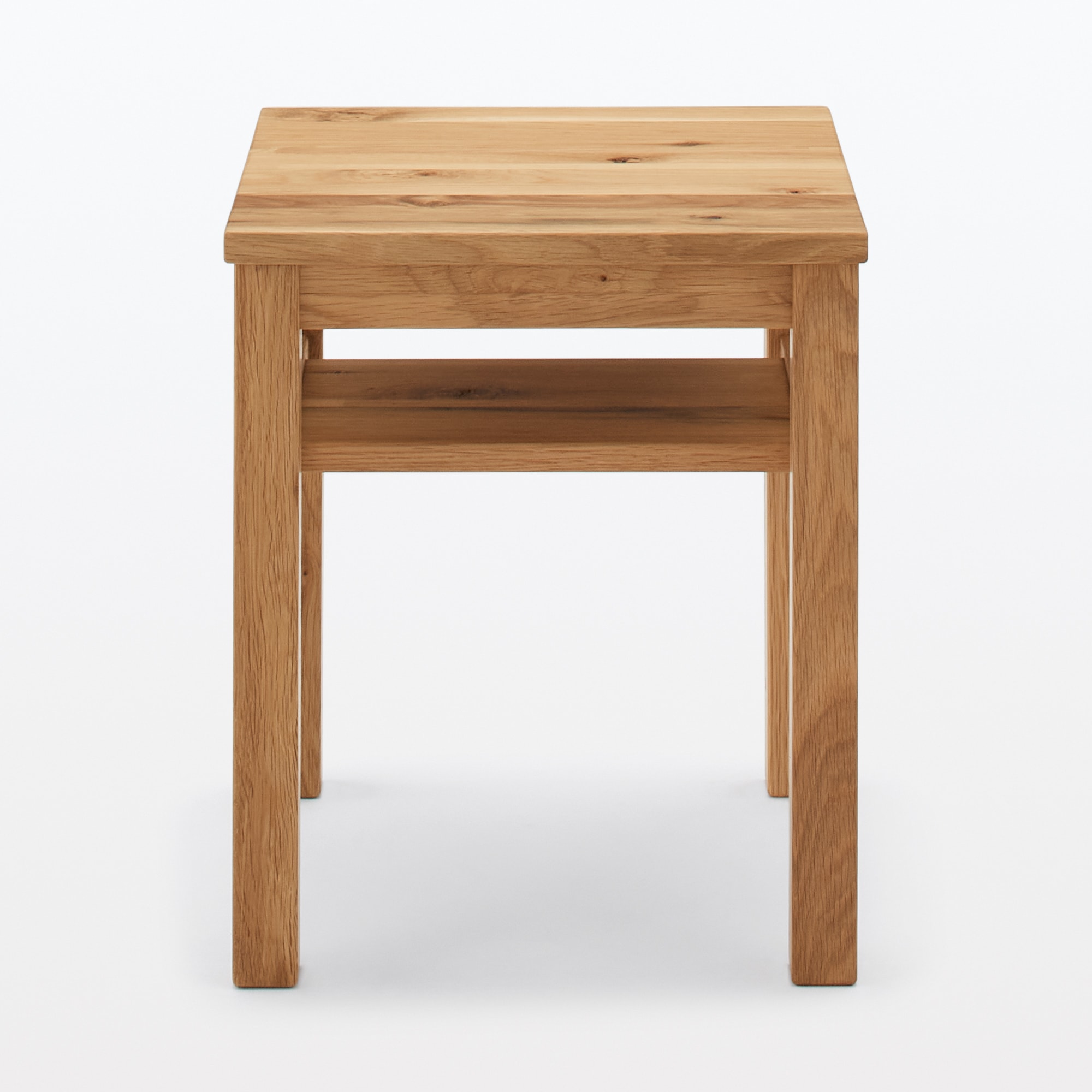 木製サイドテーブルベンチ　板座　節あり　