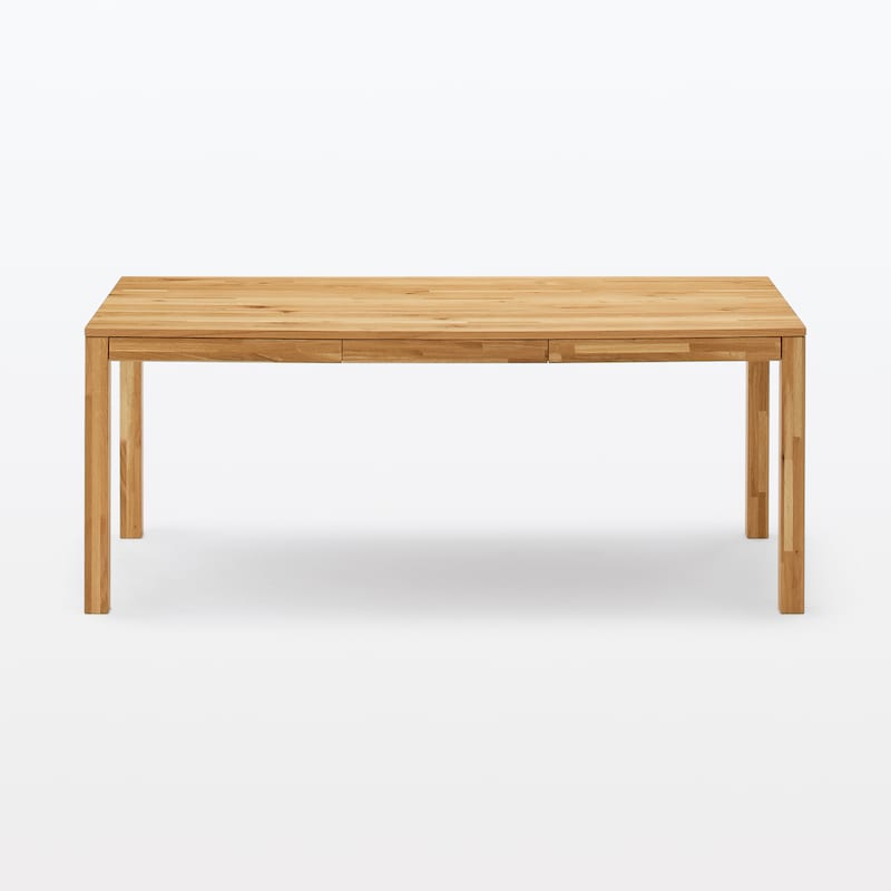 木製テーブル 引出付 節あり 幅180cm | 無印良品