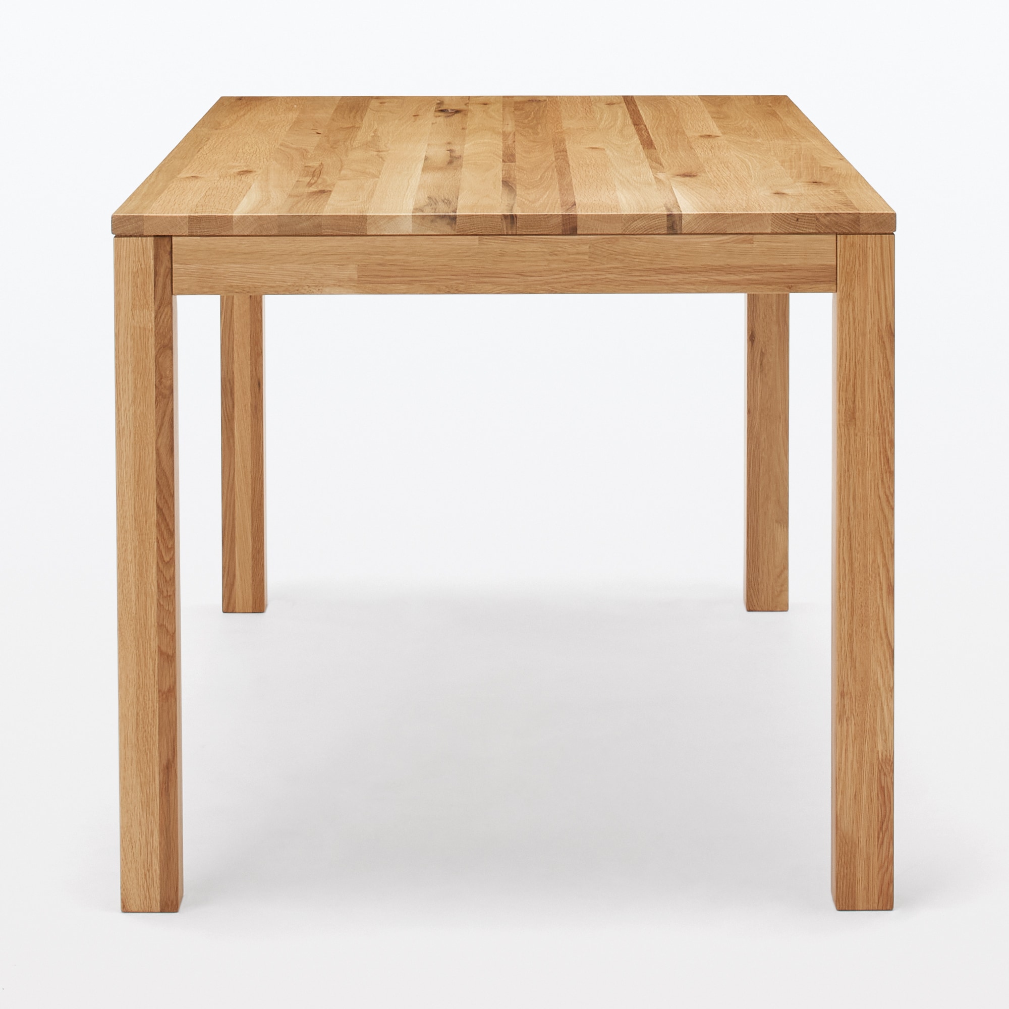 木製テーブル　引出付　節あり　幅１４０ｃｍ