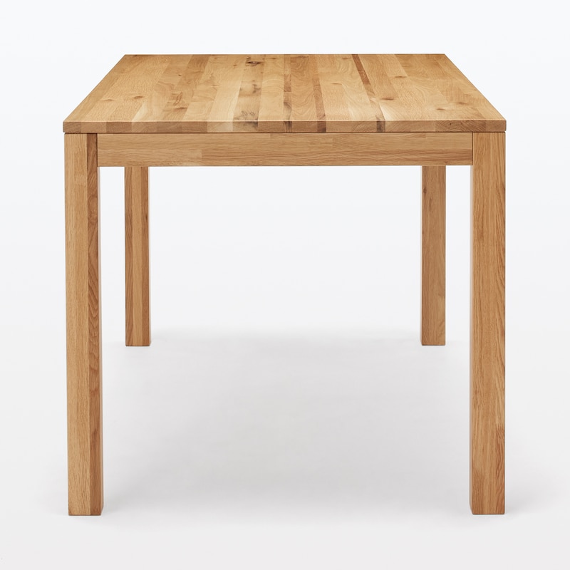 木製テーブル 引出付 節あり 幅140cm | 無印良品 