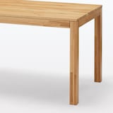 木製テーブル　引出付　節あり　幅１４０ｃｍ