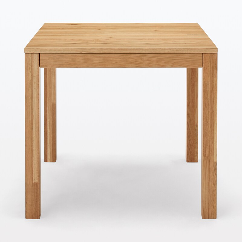 木製テーブル 引出付 節あり 幅80cm | 無印良品 