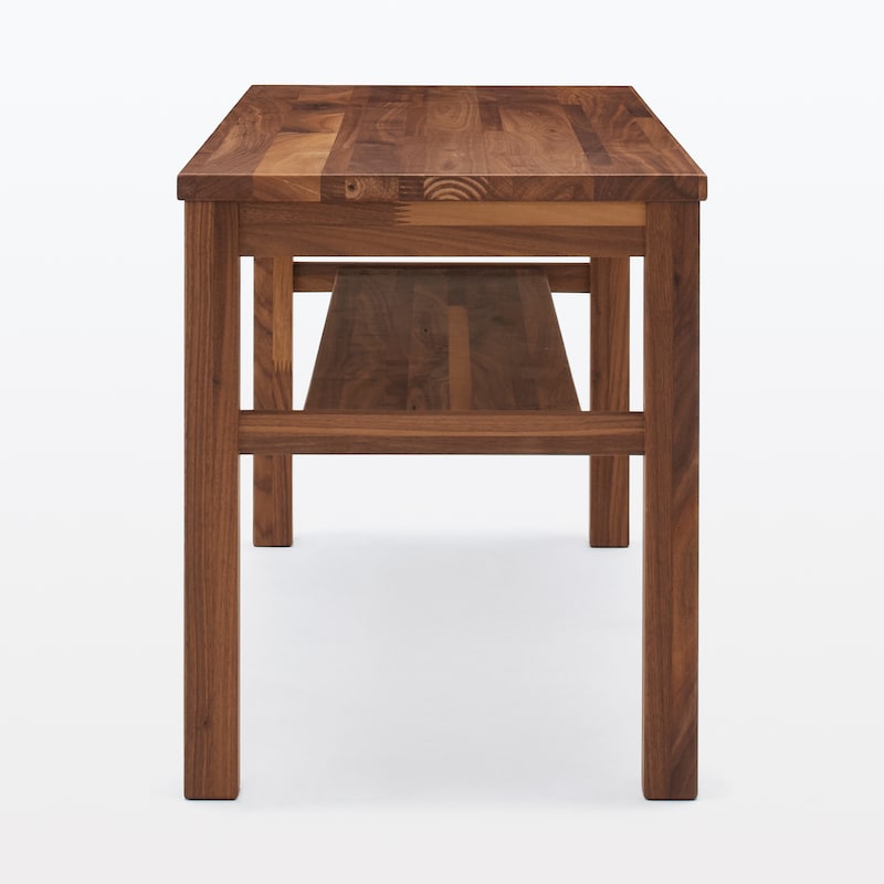 木製ベンチ 板座 節あり | 無印良品