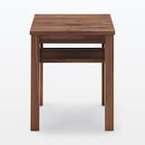 木製サイドテーブルベンチ　板座　節あり　