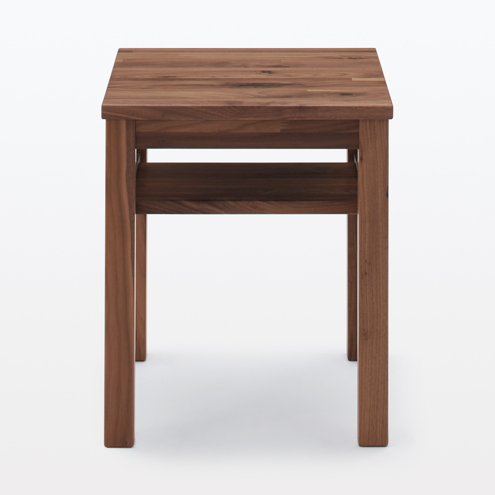 木製サイドテーブルベンチ　板座　節あり　